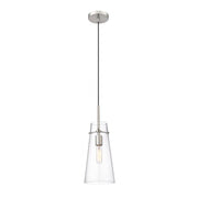 1 Light Pendant-Clear