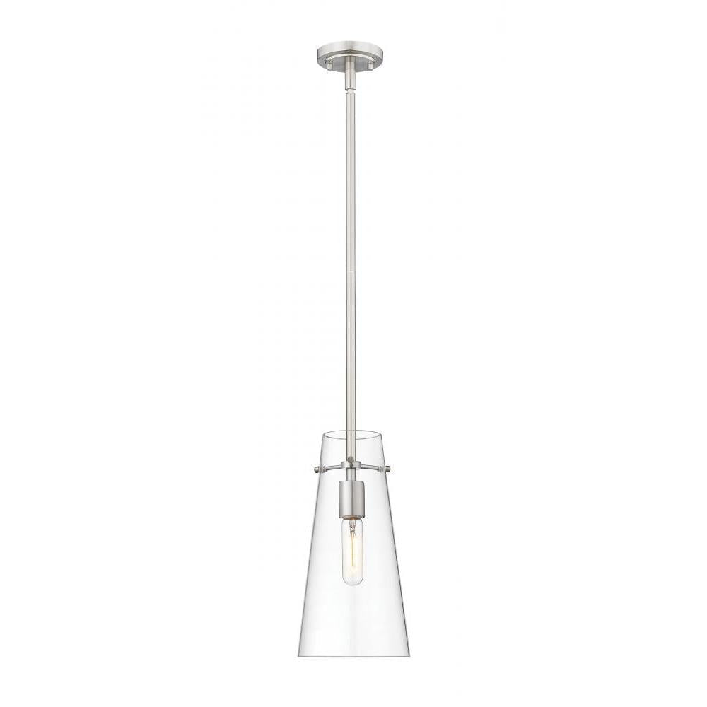 1 Light Pendant-Clear