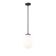 1 Light Pendant-White Opal