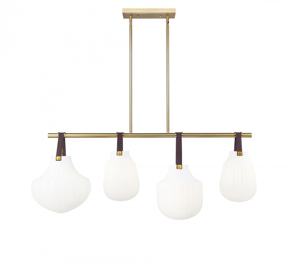 Z-Lite Lighting 7513-4L-MGLD Linear Chandelier - Gold