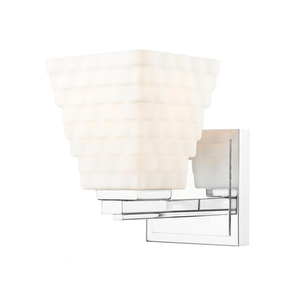 1 Light Wall Sconce-Matte Opal
