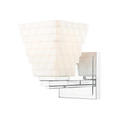 1 Light Wall Sconce-Matte Opal