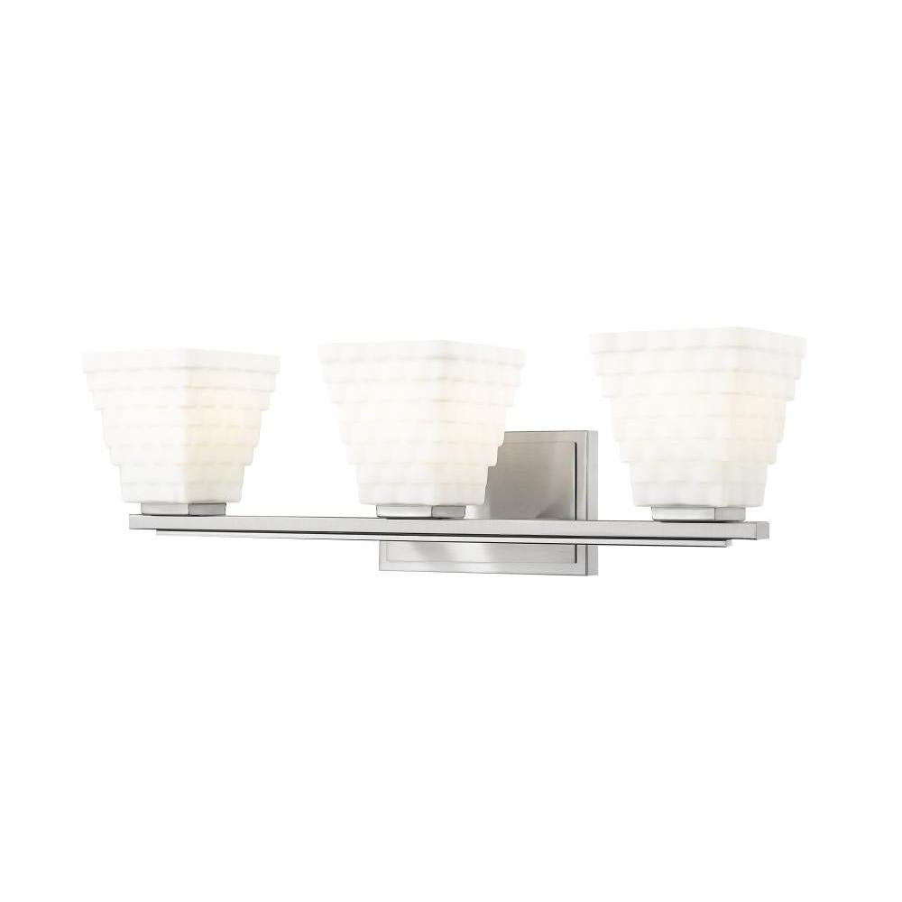 3 Light Vanity-Matte Opal
