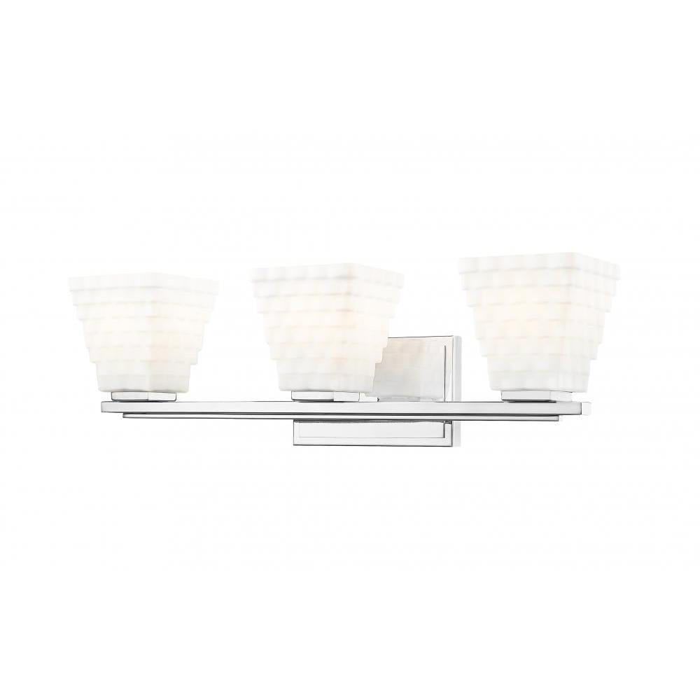 3 Light Vanity-Matte Opal