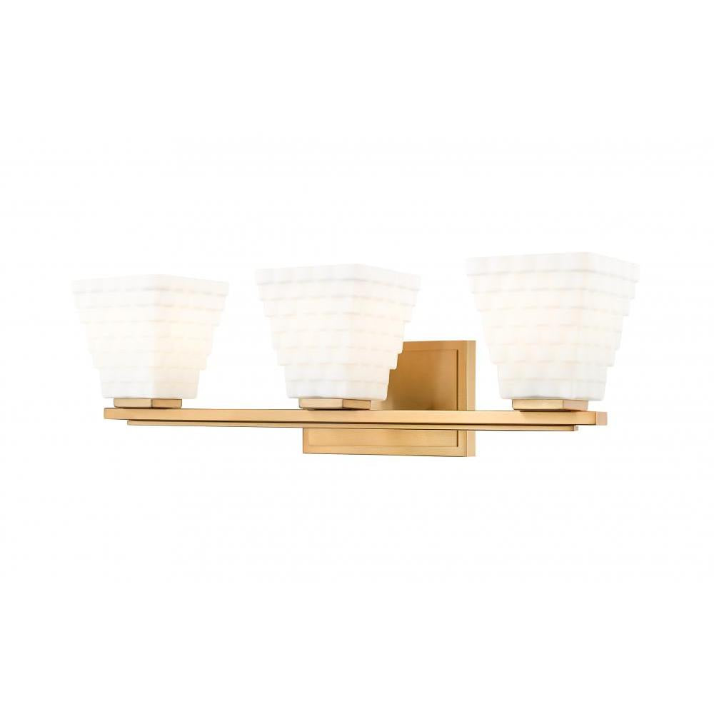 3 Light Vanity-Matte Opal