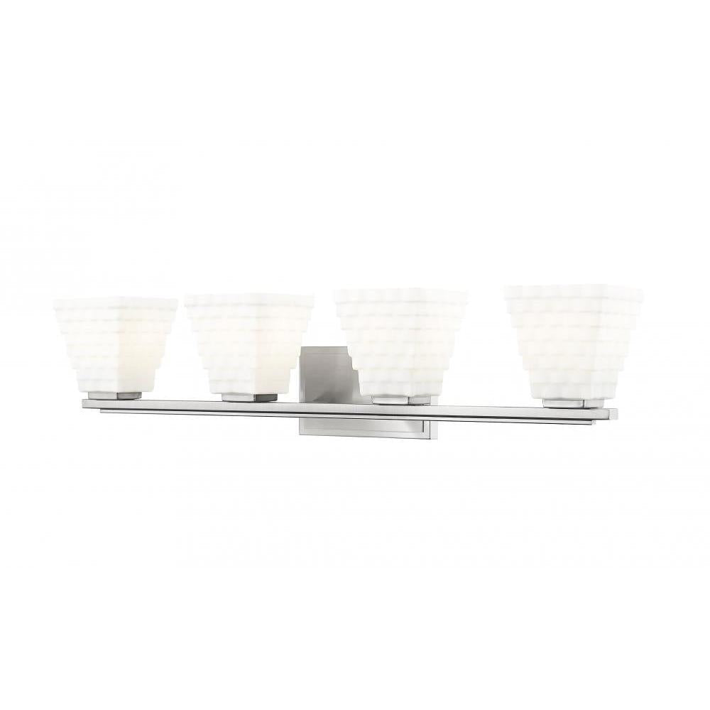 4 Light Vanity-Matte Opal
