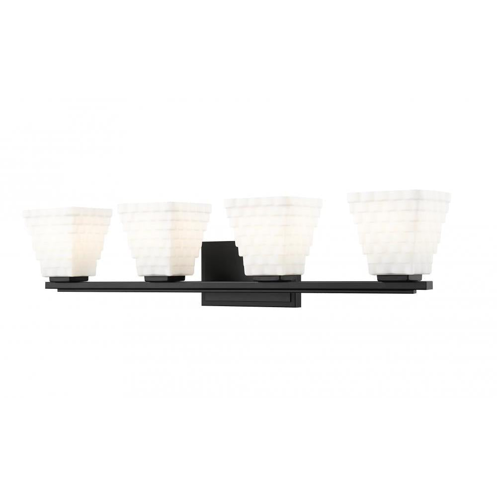 4 Light Vanity-Matte Opal