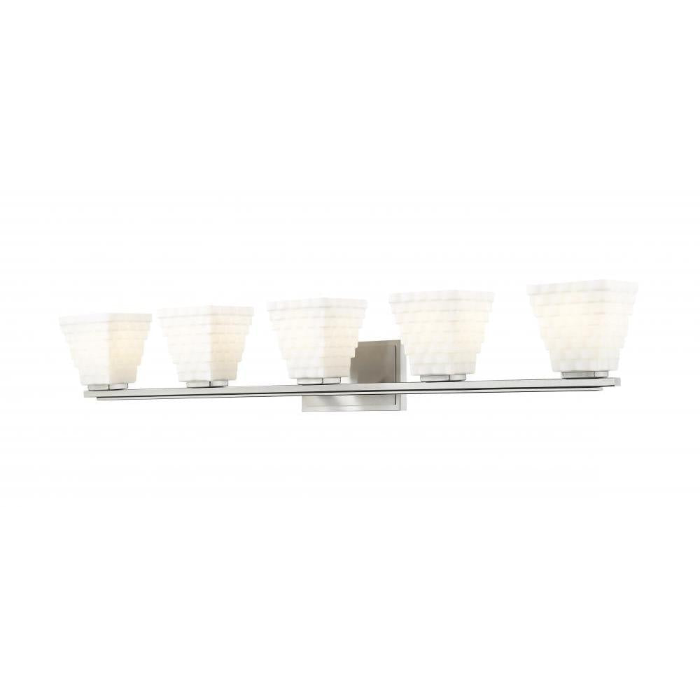 5 Light Vanity-Matte Opal