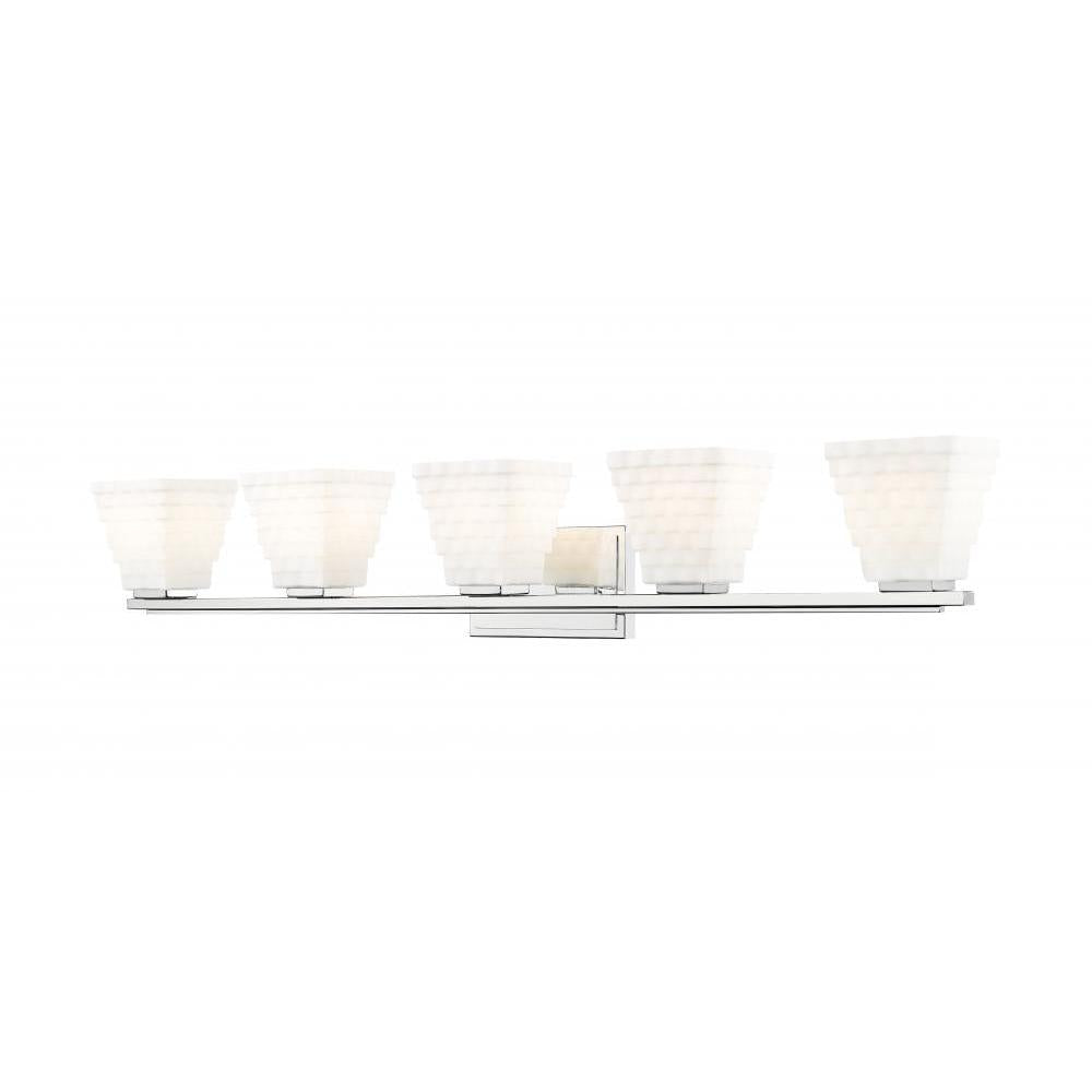 5 Light Vanity-Matte Opal