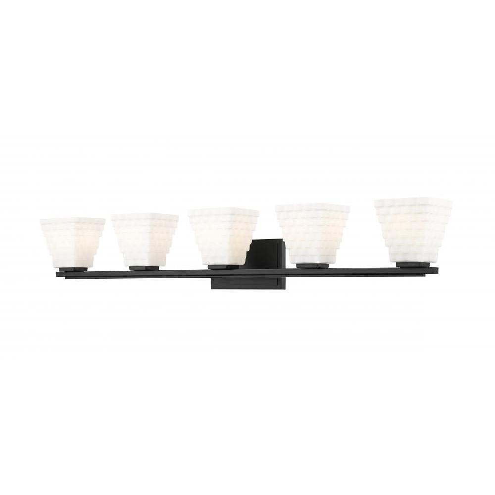 5 Light Vanity-Matte Opal