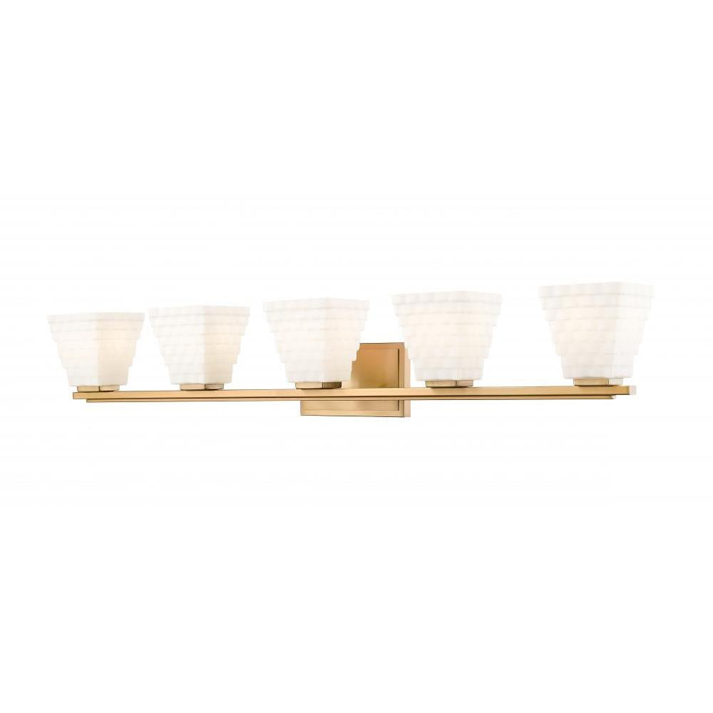 5 Light Vanity-Matte Opal