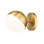 1 Light Wall Sconce-Matte Opal