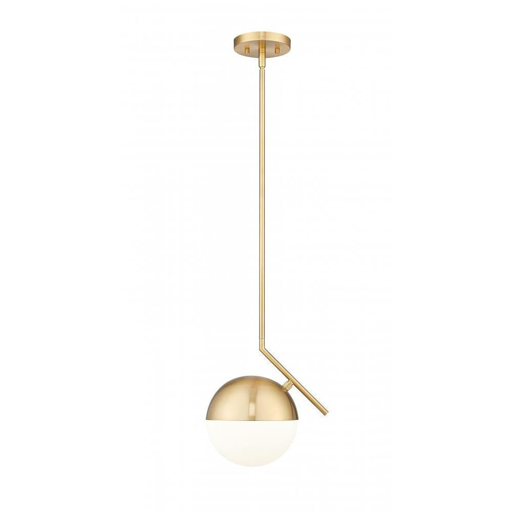 1 Light Pendant-Matte Opal
