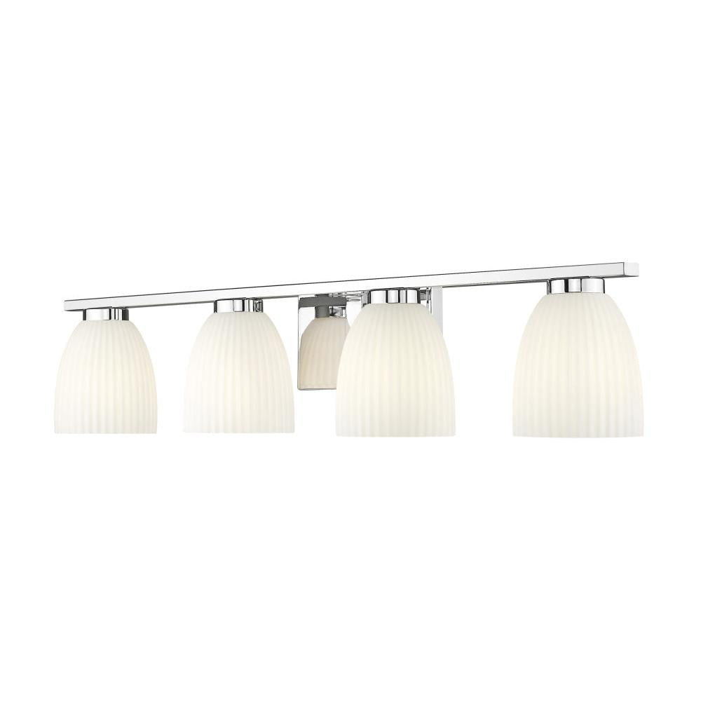 4 Light Vanity-Matte Opal