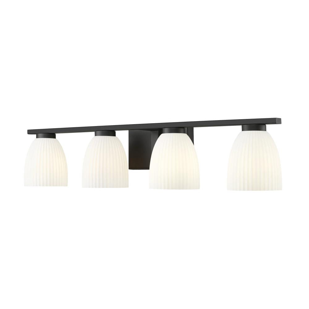 4 Light Vanity-Matte Opal