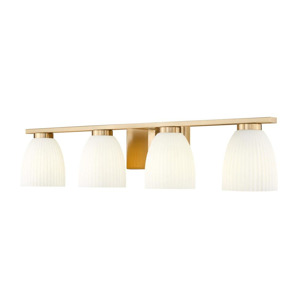 4 Light Vanity-Matte Opal