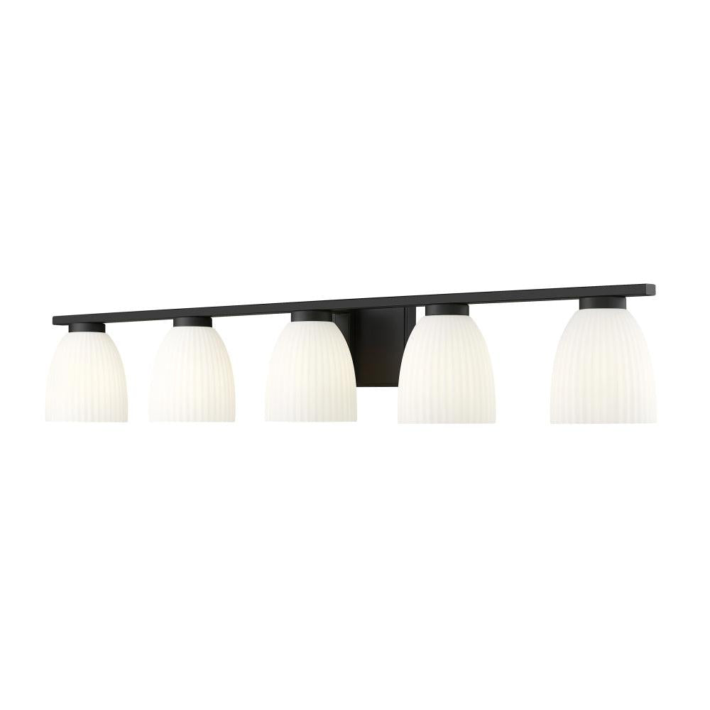 5 Light Vanity-Matte Opal