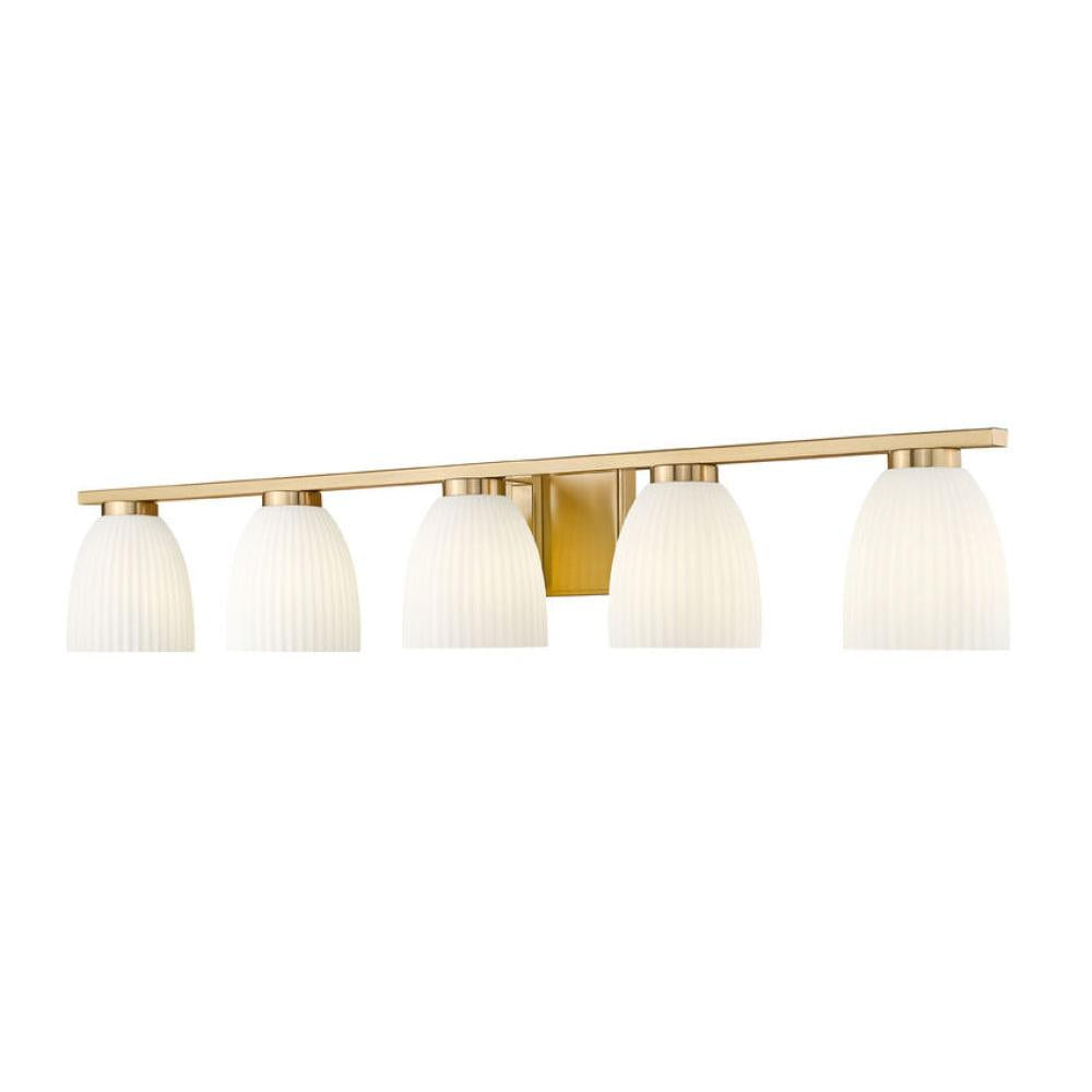 5 Light Vanity-Matte Opal