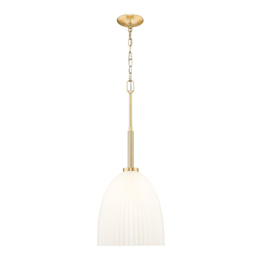 1 Light Pendant-Matte Opal