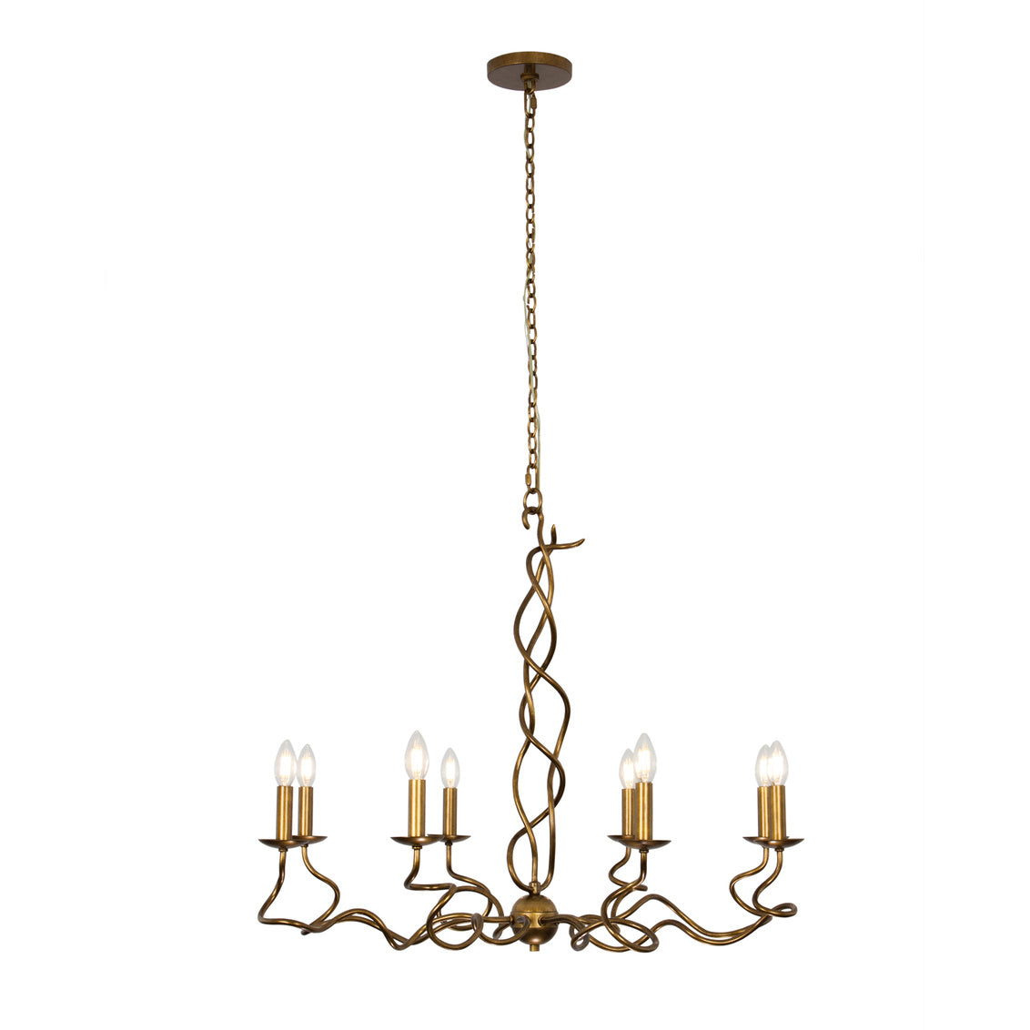 Rizo 36-in 8 Light (40-watt) Oil Rubbed Bronze Chandelier