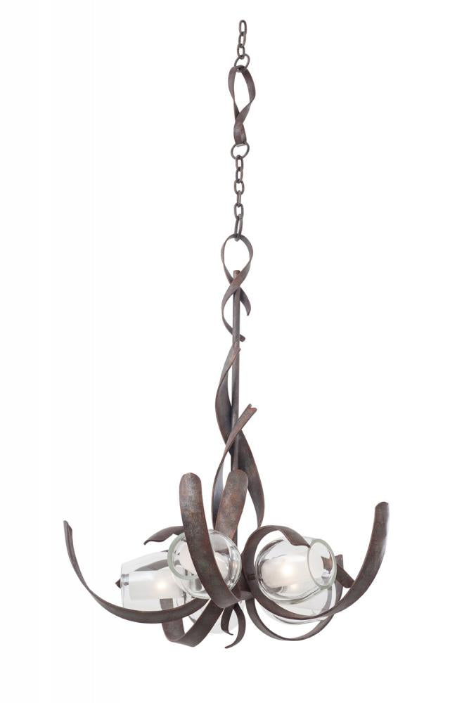 Kalco Lighting SOLANA 7550OC Chandelier Industrial - Copper