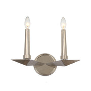 Crystorama Palmer 7592-PN – 11.75 Inch – 2 Light – Sconce – Polished Nickel – Damp Rated