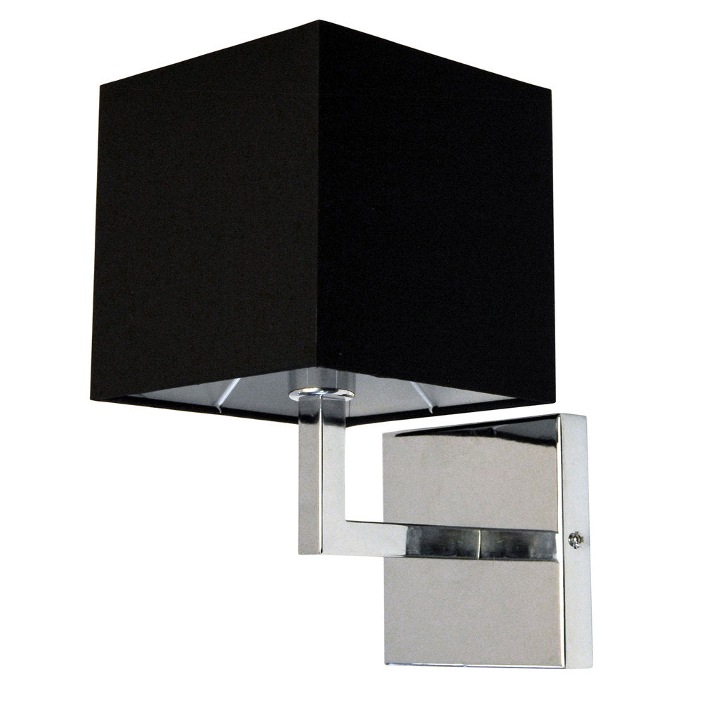 Dainolite 77-1W-PC-BK Sconce Modern - Polished Chrome