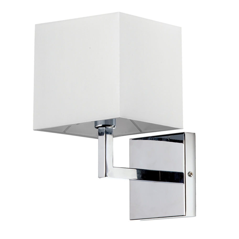 Dainolite 77-1W-PC-WH Sconce Modern - Polished Chrome