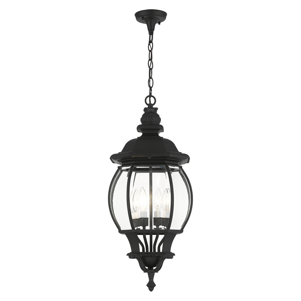 Livex Lighting FRONTENAC 7705-14 Pendant Americana - Textured Black