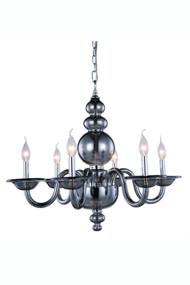 Elegant Lighting CHAMPLAIN 7872D27SS Chandelier Traditional - Silver