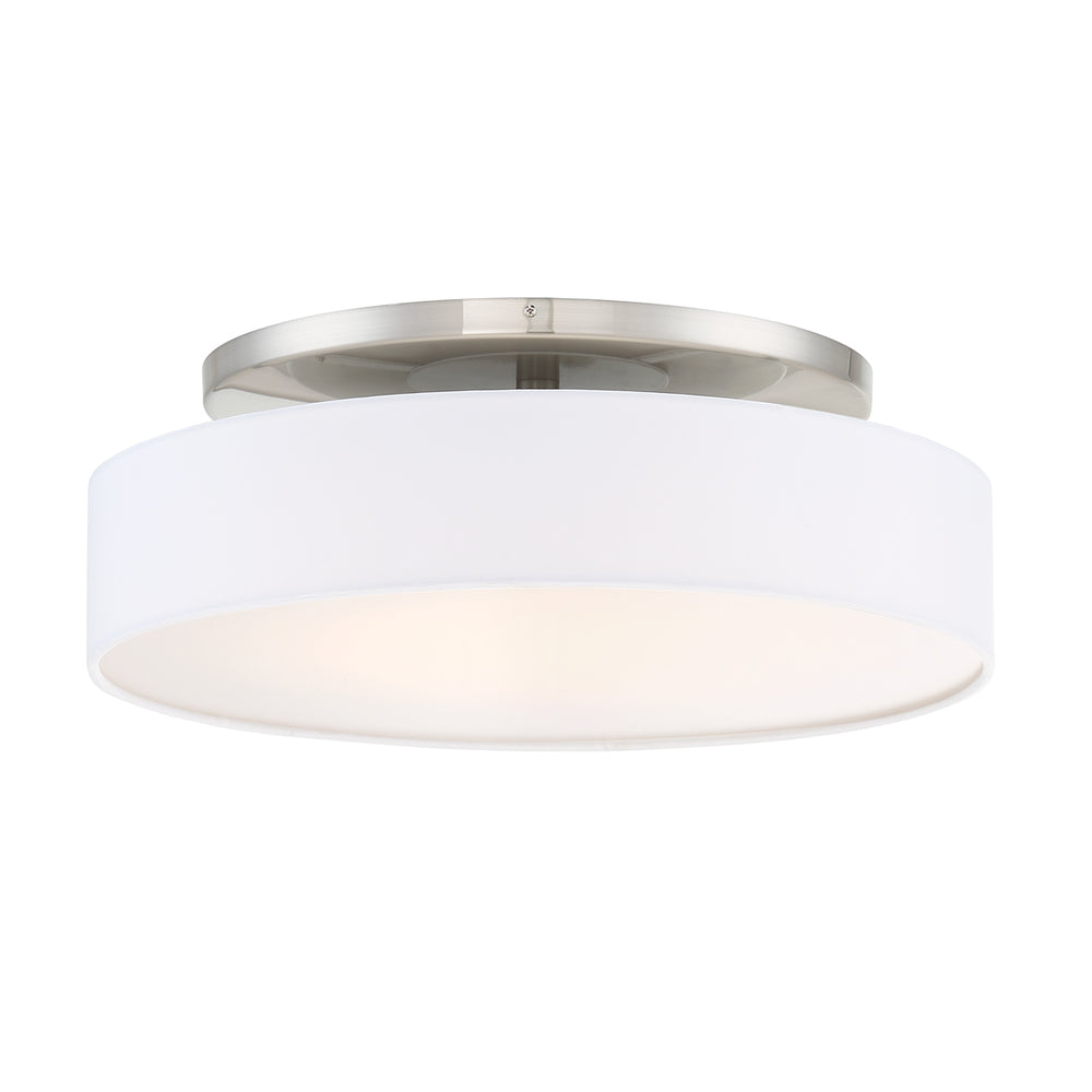 WAC Lighting FM-13120-BN Flush Mount Contemporary - Nickel