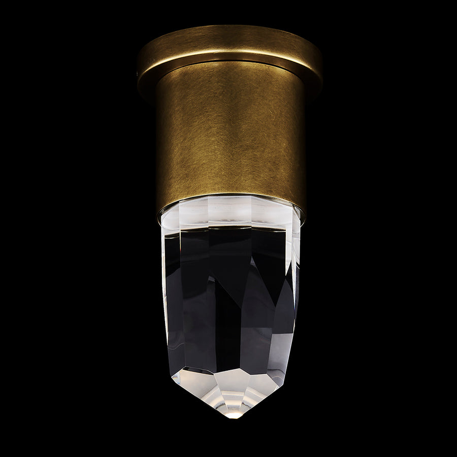 Ore 5-in (8-watt) LED True Brass Wall Sconce