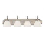 Herndon 4-Light Bathroom Vanity Light in Satin Nickel