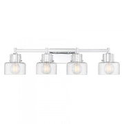 Dover 4-Light Bathroom Vanity Light in Chrome