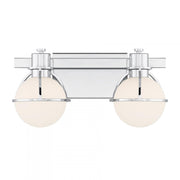 Pierce 2-Light Bathroom Vanity Light in Chrome