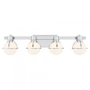 Pierce 4-Light Bathroom Vanity Light in Chrome
