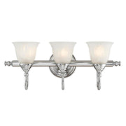 Brunswick 3-Light Bathroom Vanity Light in Chrome