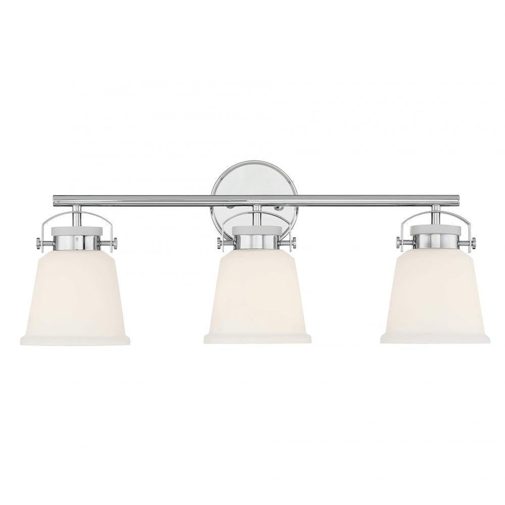 Kaden 3-Light Bathroom Vanity Light in Polished Chrome