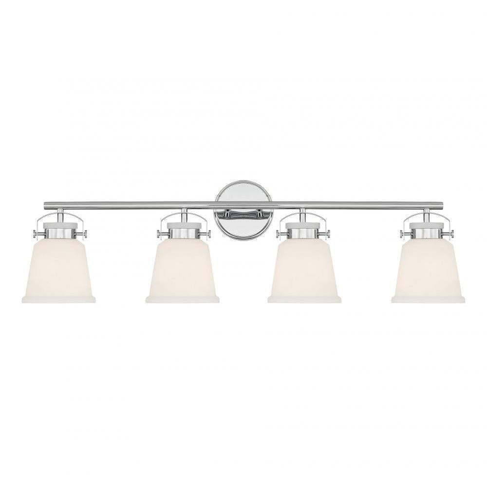 Kaden 4-Light Bathroom Vanity Light in Polished Chrome