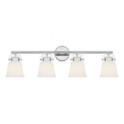 Kaden 4-Light Bathroom Vanity Light in Polished Chrome