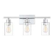 Lambert 3-Light Bathroom Vanity Light in Polished Chrome