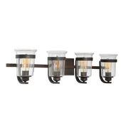 Goodwin 4-Light Bathroom Vanity Light in English Bronze