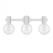 Wright 3-Light Bathroom Vanity Light in Chrome