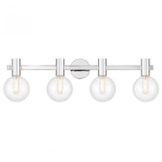 Wright 4-Light Bathroom Vanity Light in Chrome