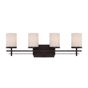 Colton 4-Light Bathroom Vanity Light in English Bronze