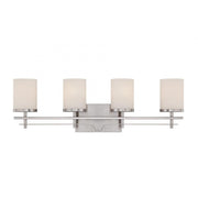 Colton 4-Light Bathroom Vanity Light in Satin Nickel