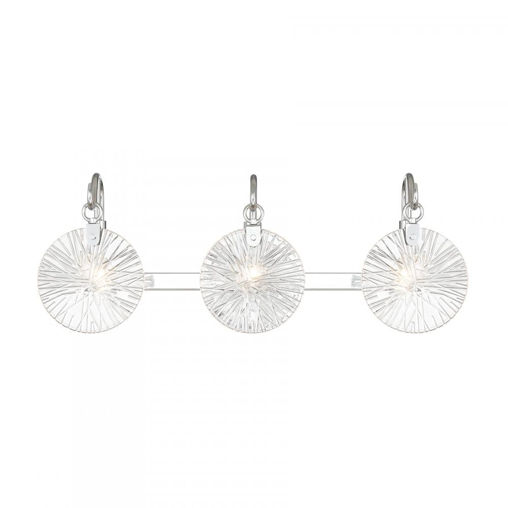 Addison 3-Light Bathroom Vanity Light in Polished Chrome