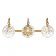 Addison 3-Light Bathroom Vanity Light in Warm Brass