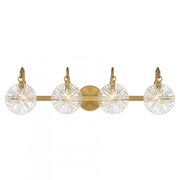 Addison 4-Light Bathroom Vanity Light in Warm Brass