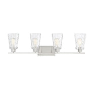 Vaughan 4-Light Bathroom Vanity Light in Satin Nickel